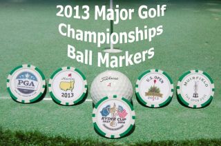   OPEN MASTERS RYDER CUP 2013 POKER CHIP GOLF BALL MARKER ACCESSORIES