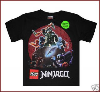 New LEGO Ninjago Lloyd ZX Glow in the Dark T Shirt NRG Zane, Kai, Jay 