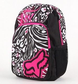   Riders Dirt Vixen Graphic Black Pink Laptop Backpack Bookbag New NWT