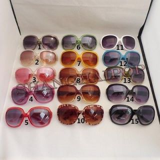 Oversized Sunglasses Round Frame Sexy Sunnies Large Thick Lens Lady 