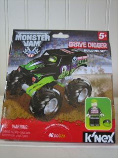 NEW KNEX Monster Jam Building Set   Grave Digger with Minifigure