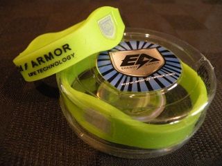 Energy Armor Bracelet   Authentic  Lime Green  All Sizes  New in Box