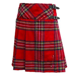 New Royal Stewart Scottish Highland Red Plaid 20 Kilt Skirt   Sizes 