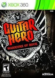 Guitar Hero Warriors of Rock BRAND NEW Xbox 360 Stand Alone With Sound 