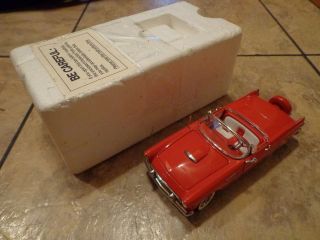     THE DANBURY MINT  RED 1956 FORD THUNDERBIRD CONVERTIBLE CAR (LOOK