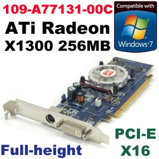    00C ATi Radeon Full Height 256MB DDR2 PCI E X16 Card DVI/S Video Out