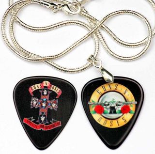 Guns n Roses Pick Necklace + Matching Guitar Pick