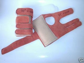 Leather Wrist Support Wrist Guards ( Orange )