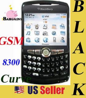   Blackberry 8300 Curve UNLOCKED BLACK GSM Cell Phone AT&T Smartphone
