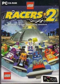 LEGO Racers 2 (PC CD ROM 2002) Mario Kart style racing:5 worlds;24 