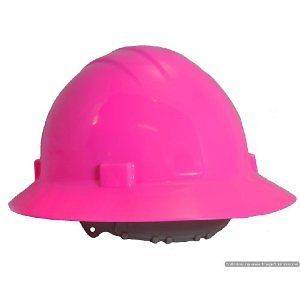pink hard hats in Construction