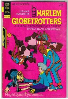 HARLEM GLOBETROTTERS #9, BasketBall, Gold Key,1972, FN+