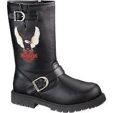 kids harley boots in Unisex Shoes