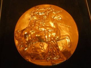 Very Rare Gold Coins/Medals Signed by Salvador Dali