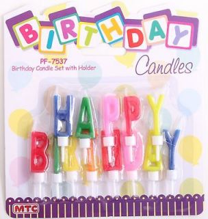 happy birthday candles in Holidays, Cards & Party Supply