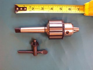 GRIZZLY METAL LATHE 1/2 TAILSTOCK CHUCK MT2 BRAND NEW