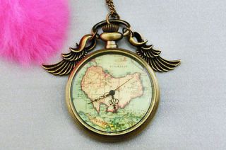harry potter angle wings European American vintage map steampunk 
