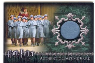 Harry Potter Goblet Of Fire Costume Card C7 Beauxbatons Students #087 