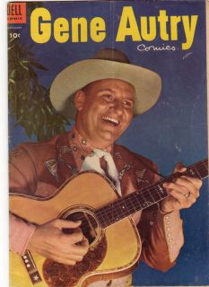 Gene Autry #93 1954 Dell TV Western Comic Guitar