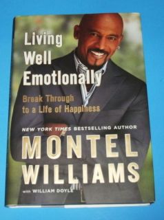 New HardCover HC Living Well Emotionally from Montel Williams w 