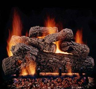 vented gas logs in Decorative Logs, Stone & Glass