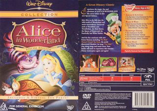   in Wonderland *NEW & SEALED*   Walt Disney Special Edition   R4 AU