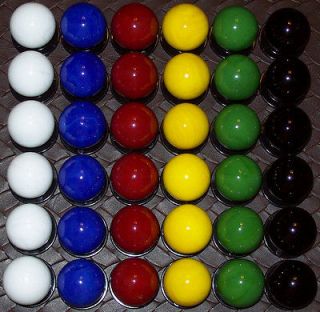 Marbles 1 AGGRAVATION Shooters 6 of 6 Different Colors