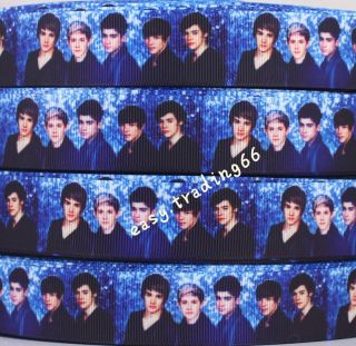 25mm Hot One Direction Printed grosgrain ribbon BOW 5/50/100 yards 