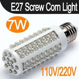 108 LED 7W Bulb E27 Corn Lamp 110V/220V White Light Lamp Energy Saving 