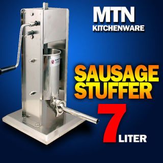 Newly listed New MTN Commercial Deluxe Stainless Steel Sausage Stuffer 