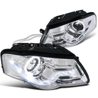 R8 STY LED DRL PROJECTOR HALO HEADLIGHTS B6 HEAD LAMPS for 2006 2010 