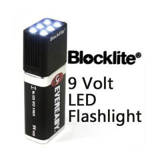 Volt LED Flashlight Torch 6 White Light Bulbs Camping Emerge​ncy 