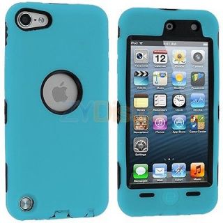   DELUXE HYBRID 3 PIECE CASE COVER for iPOD TOUCH 5TH GEN 5G+PROTECTOR