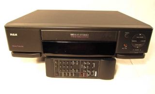 RCA VR621HF 4 Head Hi Fi Stereo VCR VHS Player Recorder W/ Remote 