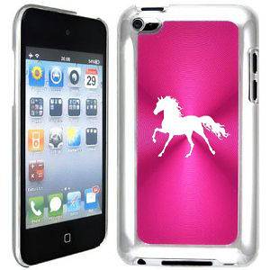 Hot Pink Apple iPod Touch 4th Generation 4g Hard Case Cover B151 Horse
