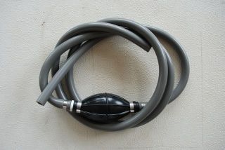 FUEL LINE WITH PRIMER BULB 1.5M UNIVERSAL REINFORCED 8mm CONNECTOR 