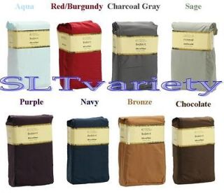   King Pleated Bed Skirt, Dust Ruffle, Bedskirt, Bedskirts 12 Colors