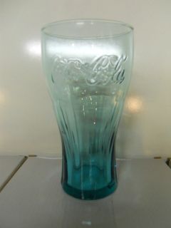 2009 McDonalds Blue/Aqua Coca Cola Glass