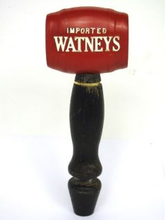1960s Watneys Red Barrel Beer Wooden Tap Handle Tavern Trove