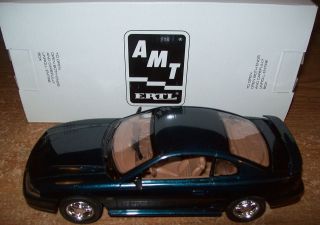 1995 FORD MUSTANG GT DEEP FOREST GREEN AMT ERTL 1/25 PROMO L@@K