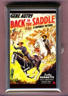 GENE AUTRY IN THE SADDLE 1941 Coin, Mint, Guitar Pick or Pill Box 
