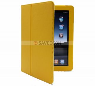 Magnetic iPad 1 1st Generation Leather Case Cover with Build in Stand 