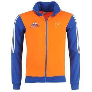 Mens Adiflag Netherlands Holland Track Top Jacket Olympics 2012 S M L 