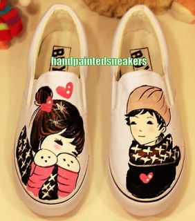 Hand Painted Canvas Sneakers sport casual Shoes