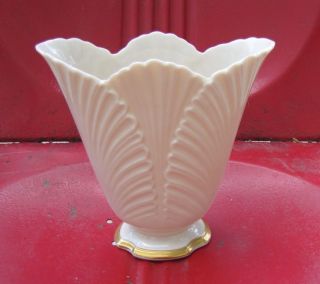 art deco design Lenox vase with gold trim base
