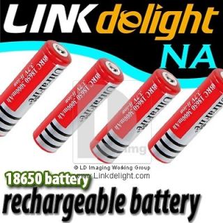   BRC 3000mAh 3.7V Rechargeable 18650 Li ion Batteries for Torch
