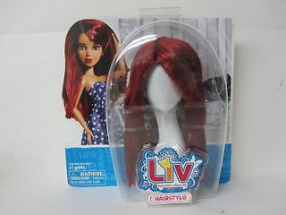 LIV DOLL HAIRSTYLE WIG RED HAIR STYLE REAL GIRL REAL LIFE NEW