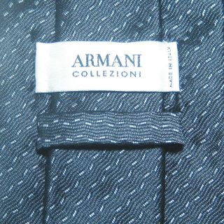 ARMANI COLLEZIONI Gray Metallic GeometricTie EXTREMELY RARE 100% Silk