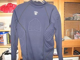 Reebok NFL Equipment Play Dry Navy Blue Mens Padded Football Shirt 