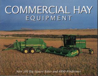 John Deere Commercial Hay Equipment Brochure Leaflet